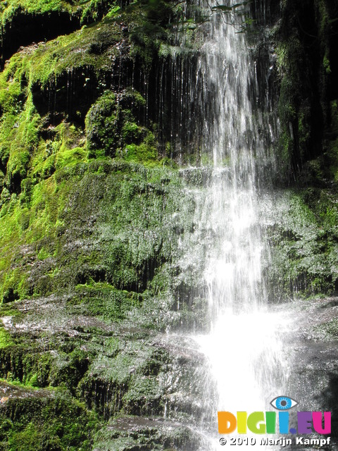 SX14744 Waterfall in Nant Bwrefwr river